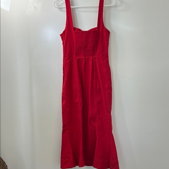 Anthropologie Red Sweetheart bow dress size M, mermaid cut, flared bottom - Picture 7 of 7